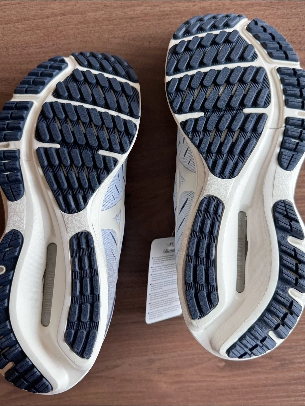 Mizuno Wave Rider 24 Women’s Running Shoes - Light Gray/Navy - Size 7